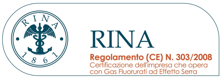 Certificazione Rina - Reg. CE n. 303/2008 - Certificazione dell'impresa che opera con gas fluorurati ad effetto serra